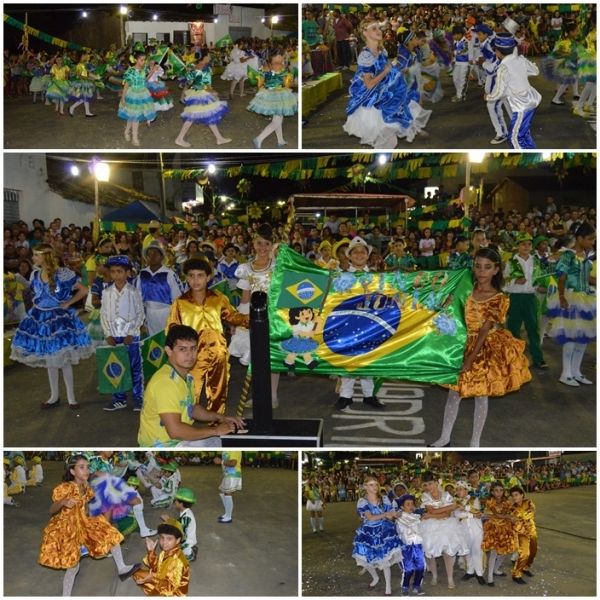Uma multidão na 1ª noite do “Buriti Cidade Junina” em Buriti dos Lopes - Imagem 1
