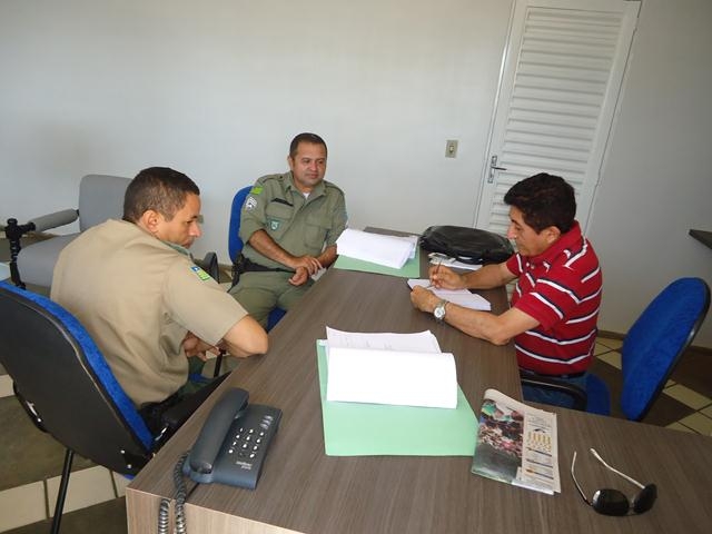 Prefeito Dr. Zé Maria reuniu-se com Representantes da Polícia Militar - Imagem 2