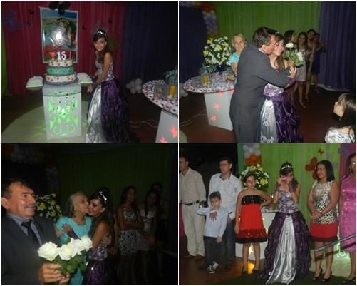 Maria das Graças celebra 15 anos com festa para 200 convidados