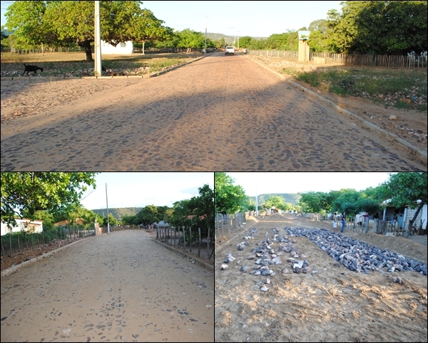 Prefeito Rubens Vieira vistoria obras de pavimentação poliedrica do povoado Boiba - Imagem 6