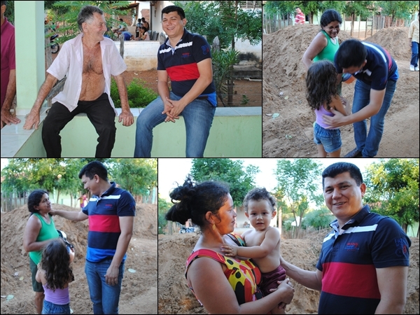 Prefeito Rubens Vieira vistoria obras de pavimentação poliedrica do povoado Boiba - Imagem 3