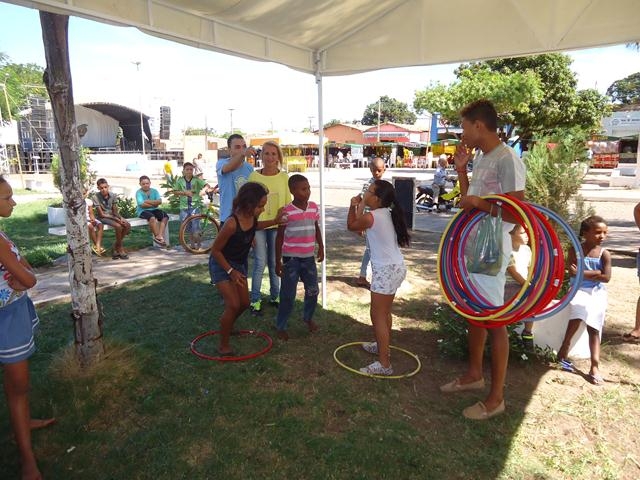 Crianças se divertem no Segundo dia da XXXI Semana Cultural da Juventude Ipiranguense - Imagem 42