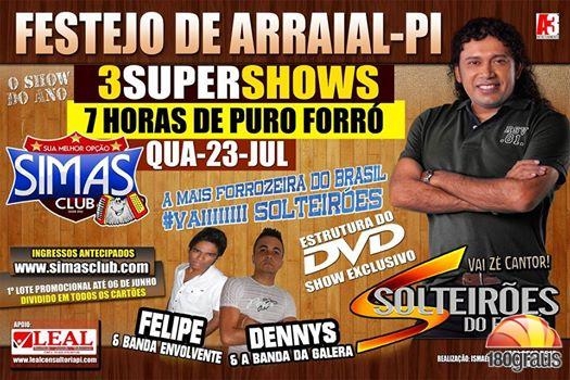 Arraial - Pi o melhor festejo do médio parnaíba já esta com sua programação confirmada. - Imagem 5