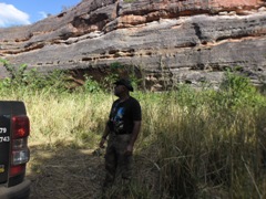 Estudiosos  começam a visitar/pesquisar pinturas rupestres em Redenção do Gurguéia 