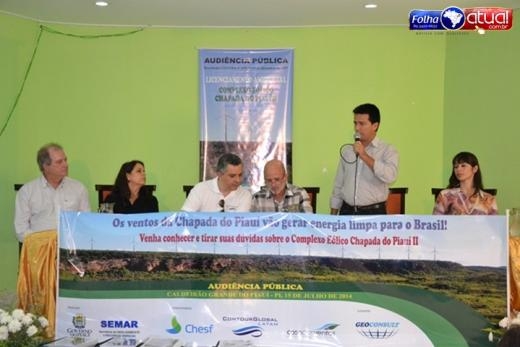 Cadeirão Grande sedia audiência sobre Complexo Eólico que será feito no município - Imagem 8