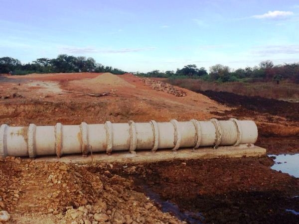 Bacia de contenção de enchentes é construída no Rio Surubim - Imagem 2