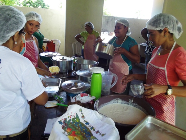 Prefeitura de São João da Varjota em parceria com a SASC promove curso de culinária à base de produtos regionais.