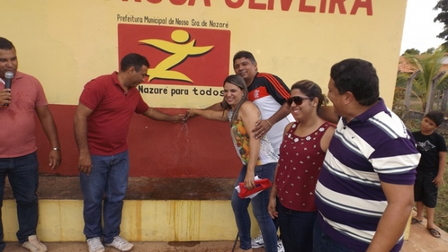 Prefeito Zé Henrique Inaugura dois abastecimento d’água e  quadra de areia poliesportiva no povoado Pereiros  - Imagem 19