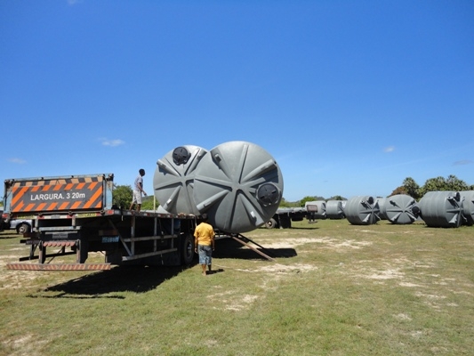 Município recebe cisternas para captação de água - Imagem 1