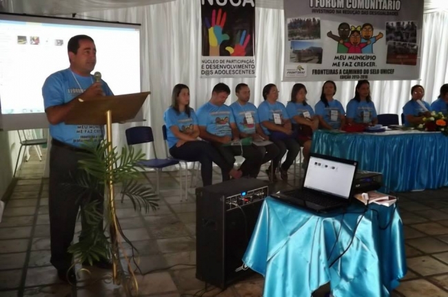 Fronteiras realiza Fórum Comunitário do Selo Unicef (Edição 2013-2016) - Imagem 1