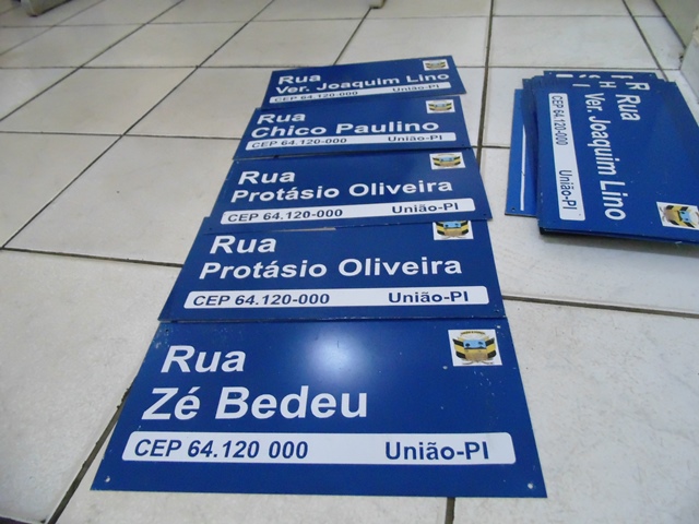 Gustavo Medeiros está regularizando endereços da cidade de União