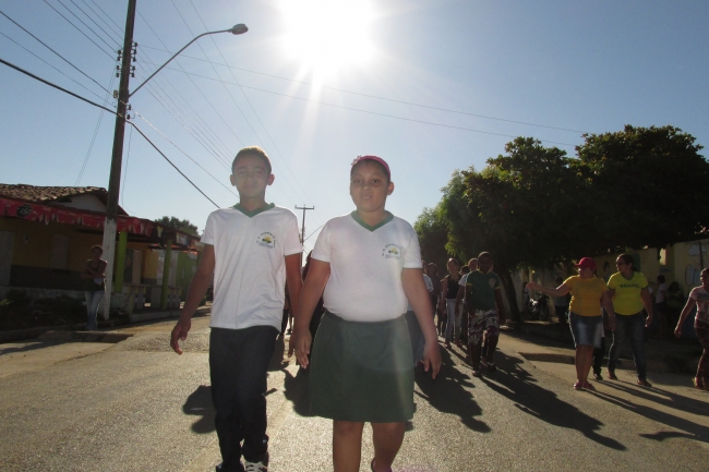 Rede Municipal de Ensino Faz o seu primeiro Ensaio para desfile de 7 de setembro em Agricolândia - Imagem 12