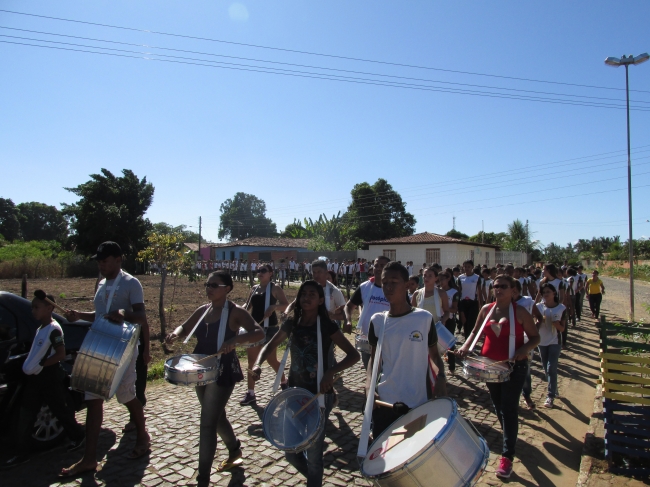 Rede Municipal de Ensino Faz o seu primeiro Ensaio para desfile de 7 de setembro em Agricolândia - Imagem 6