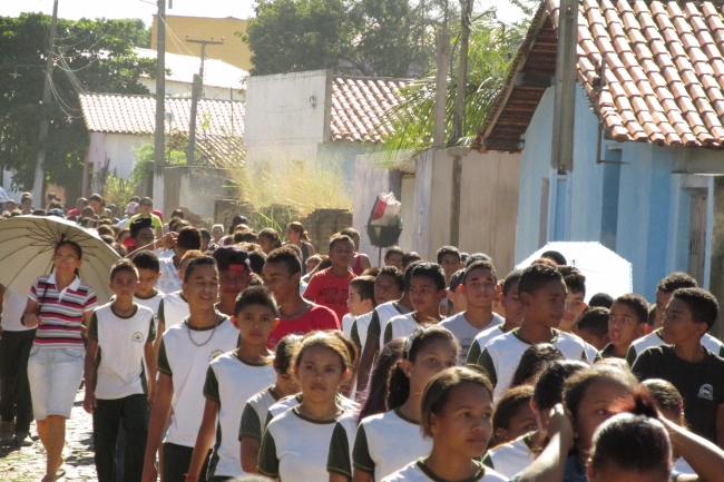 Rede Municipal de Ensino Faz o seu primeiro Ensaio para desfile de 7 de setembro em Agricolândia - Imagem 8
