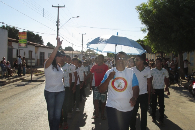 Rede Municipal de Ensino Faz o seu primeiro Ensaio para desfile de 7 de setembro em Agricolândia - Imagem 16