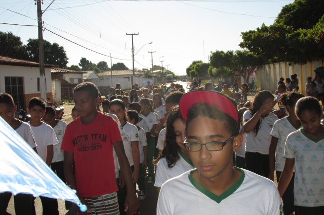 Rede Municipal de Ensino Faz o seu primeiro Ensaio para desfile de 7 de setembro em Agricolândia - Imagem 17