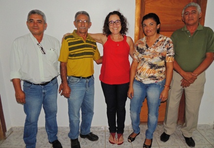 Técnicos da Secretaria de Saúde do Estado visitam Milton Brandão