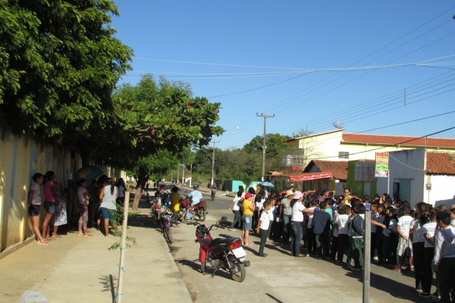 Rede Municipal de Ensino Faz o seu primeiro Ensaio para desfile de 7 de setembro em Agricolândia - Imagem 19