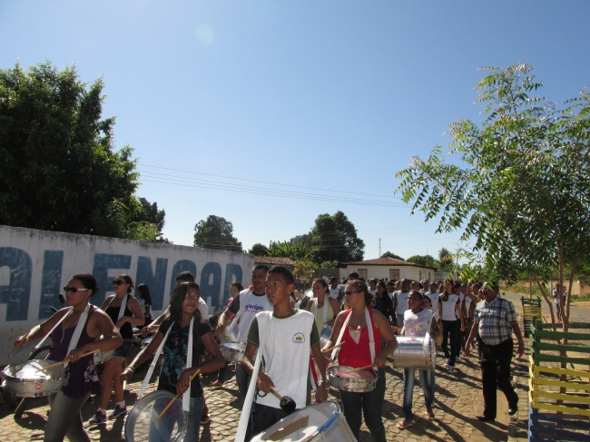 Rede Municipal de Ensino Faz o seu primeiro Ensaio para desfile de 7 de setembro em Agricolândia - Imagem 5