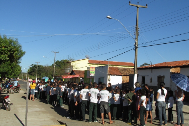 Rede Municipal de Ensino Faz o seu primeiro Ensaio para desfile de 7 de setembro em Agricolândia - Imagem 20