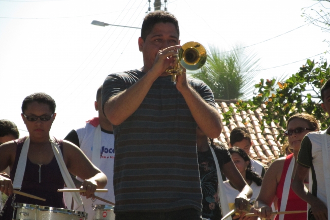 Rede Municipal de Ensino Faz o seu primeiro Ensaio para desfile de 7 de setembro em Agricolândia - Imagem 9