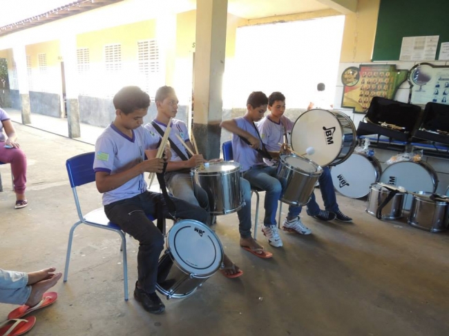 secretaria de Cultura inicia oficinas de música em Curralinhos -PI - Imagem 9
