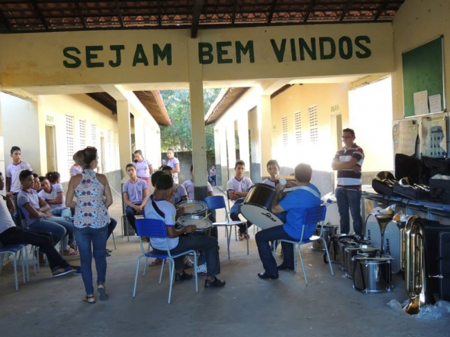 secretaria de Cultura inicia oficinas de música em Curralinhos -PI - Imagem 8