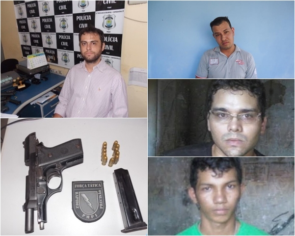 Polícia prende trio que planejava realizar grande assalto em Esperantina