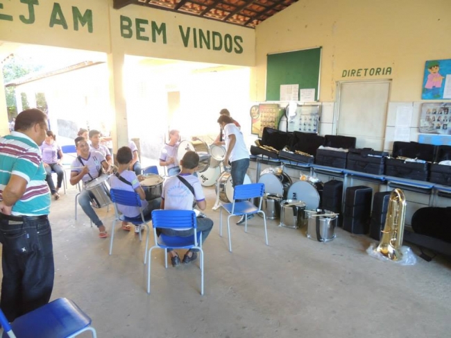 secretaria de Cultura inicia oficinas de música em Curralinhos -PI - Imagem 4