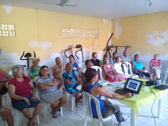 NASF de Francisco Ayres realiza palestra para o CCI sobre Hipertensão arterial e Diabetes - Imagem 1
