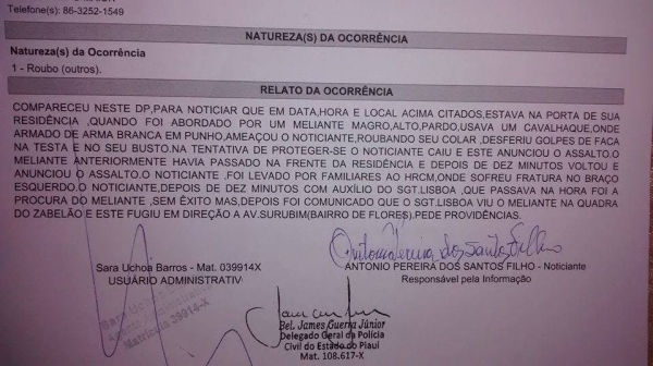 Aposentado é assaltado na porta de sua própria residência - Imagem 2