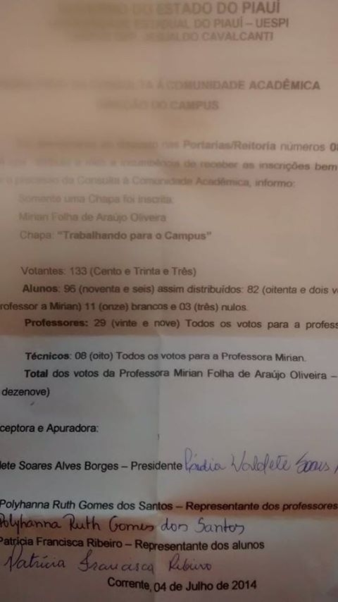 Campus da UESPI em corrente realiza consulta para direção - Imagem 1