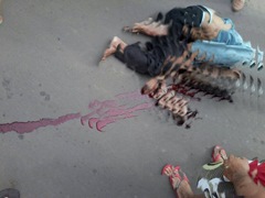 Motociclista mata idoso e foge sem prestar socorro em Luzilândia. Imagens fortes