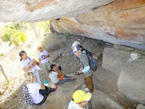 Alunos do curso de história da FADESB visitam Sitio Arqueológico em São José do Piauí. - Imagem 2