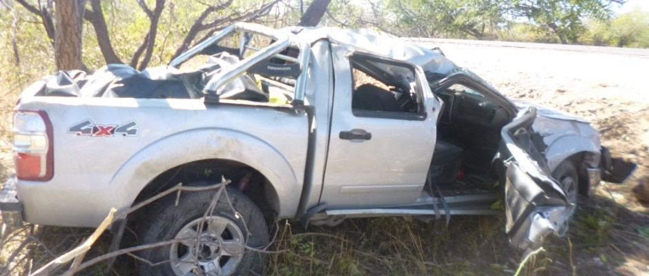 Acidente na BR 135 deixa vítima fatal; carro vinha de São Paulo e capotou próximo a Redenção do Gurgueia