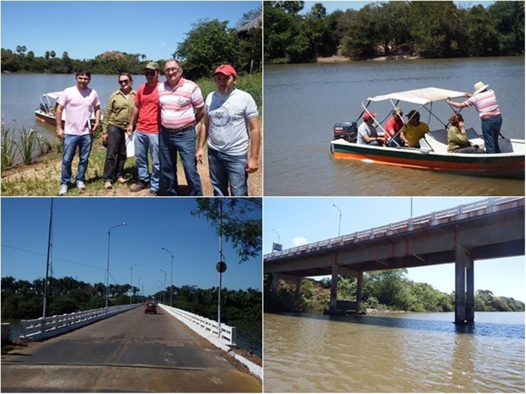 Técnicos do DER realizam inspeção na ponte de Esperantina