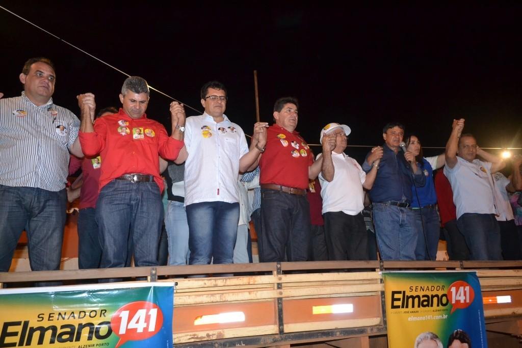 Prefeito Venicio do Ó participa de carreata em Lagoa do Sitio