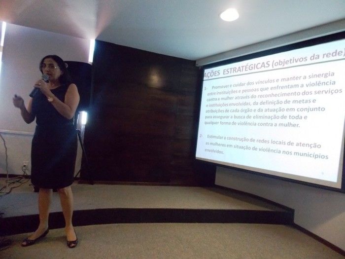 I Capacitação da rede de atendimento à mulher realizada pelo NUPEVID. - Imagem 26