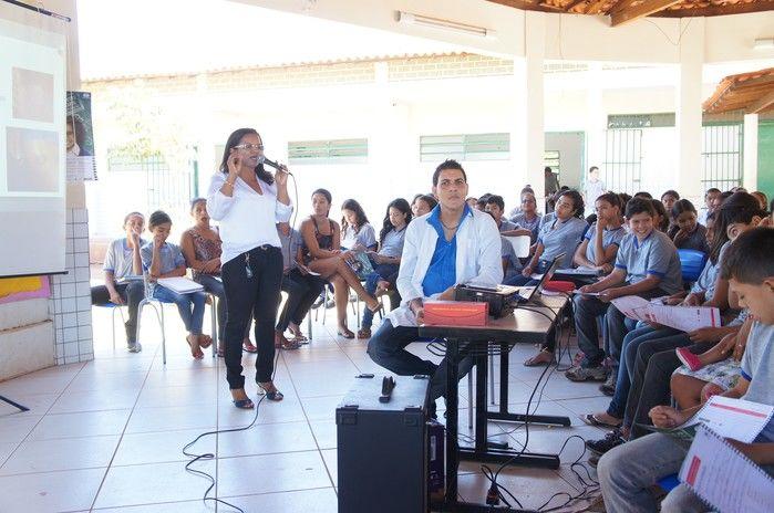 Secretaria de saúde prove campanha do Governo Federal nas escolas de Monte Alegre.   - Imagem 5