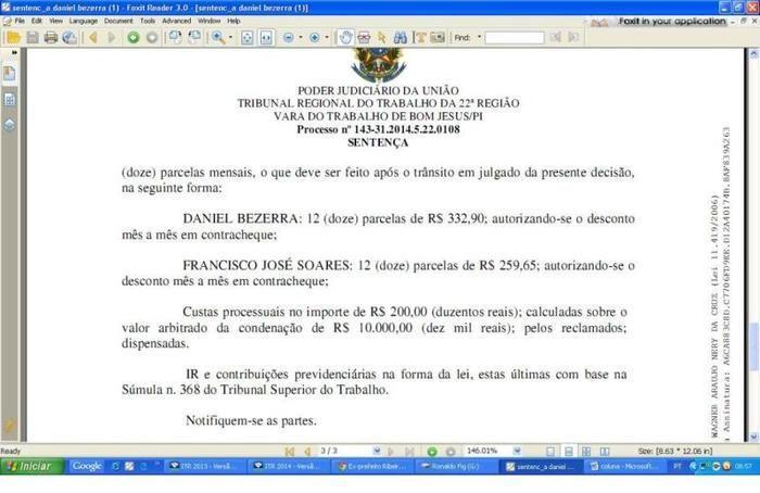 Justiça condena funcionários públicos municipais a devolverem recursos recebidos indevidamente  - Imagem 1