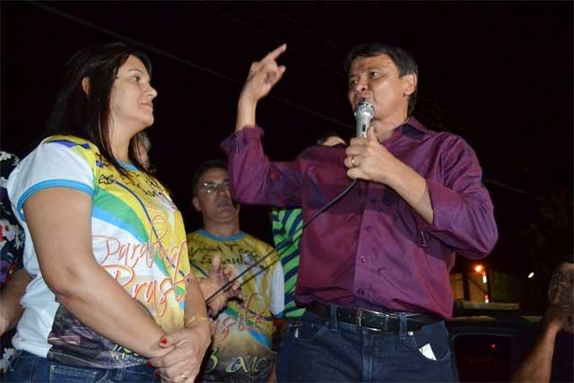 Prefeita Paula Araujo recepcionou caravana de Wellington Dias em Brasileira - Imagem 1