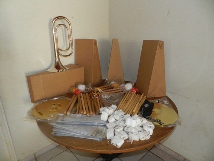 Banda de música da Secretaria de Educação de Esperantina recebe novos instrumentos musicais - Imagem 1