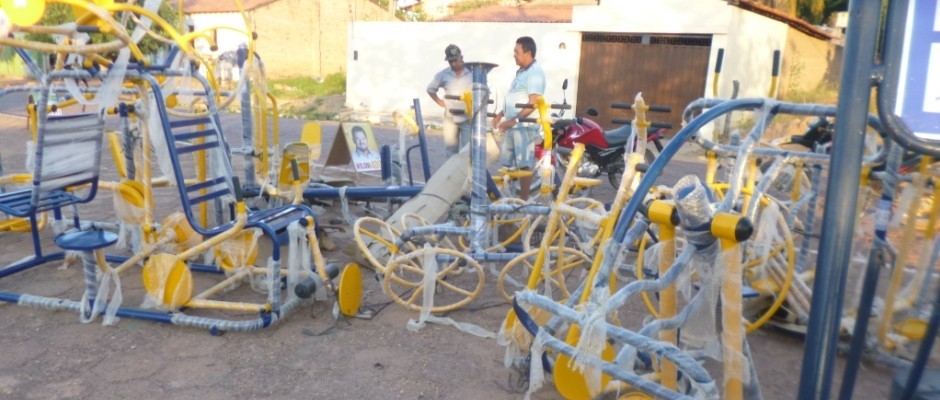 Prefeitura Municipal instala academia popular em Redenção do Gurguéia 