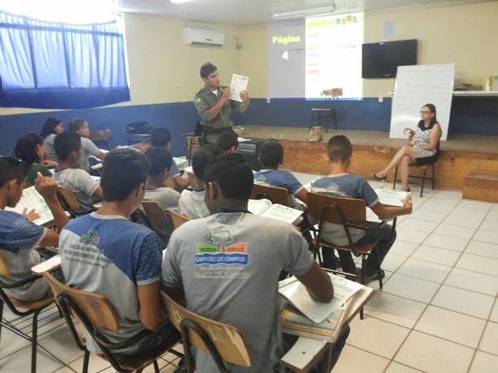 PROERD inicia as aplicações das lições no Ginásio Municipal Maria dos Remédios - Imagem 2