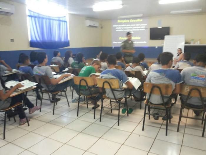 PROERD inicia as aplicações das lições no Ginásio Municipal Maria dos Remédios - Imagem 4