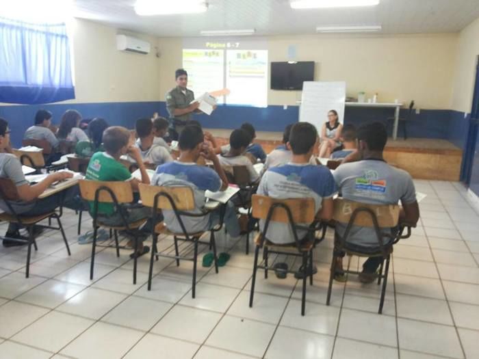 PROERD inicia as aplicações das lições no Ginásio Municipal Maria dos Remédios - Imagem 1