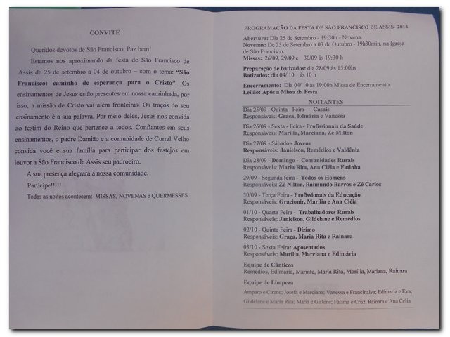 Festa do Padroeiro São Francisco de Assis - Imagem 2