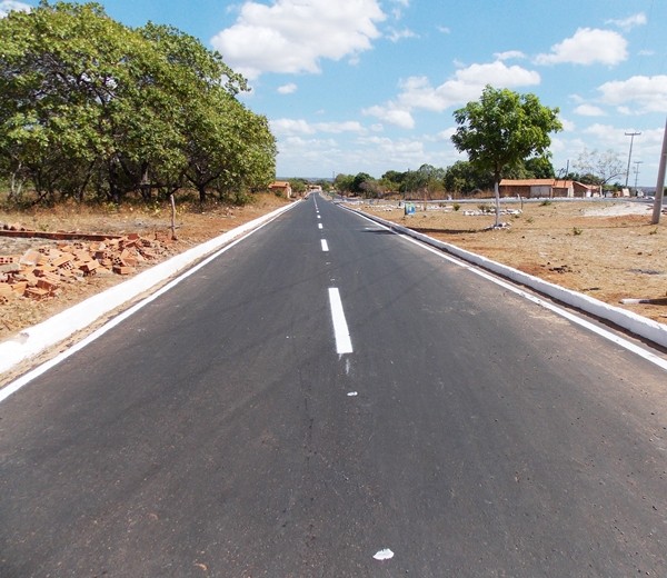 Secretaria de obras inicia sinalização da pavimentação do bairro trizidela - Imagem 1