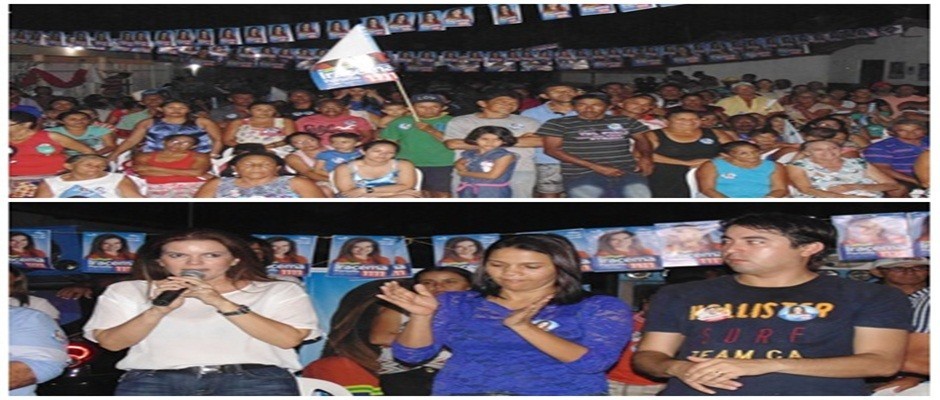 Multidão lota reunião de Ana Célia e da Deputada Iracema Portella