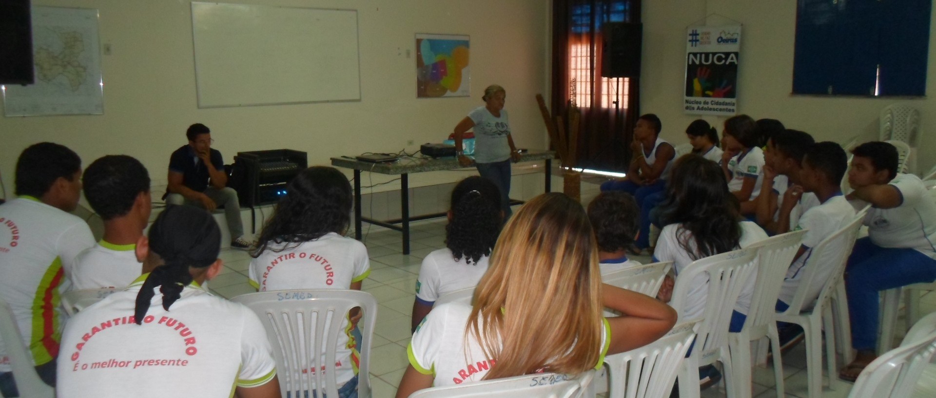 Alunos de Oeiras participam de encontro para a criação de Núcleo de Cidadania